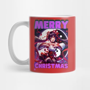 Kawaii, Anime Girl, Merry Christmas | Catsie Cat Mug